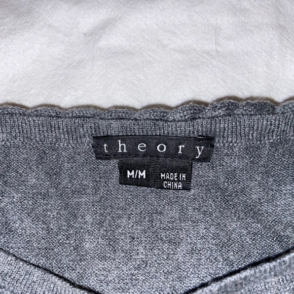 Theory sweater with braided detail on shoulder - Picture 1 of 4